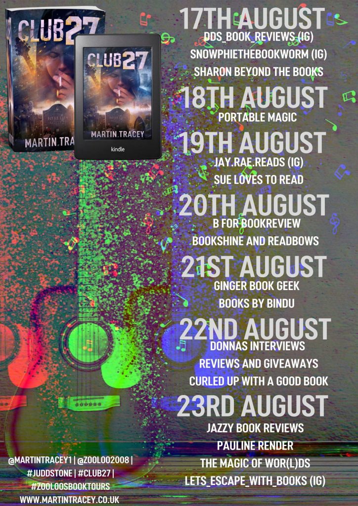 #AndThatsAWrap – #Club27 @MartinTracey1 @ZooloosBT #Blogtour #ZooloosBookTours #BookTour
