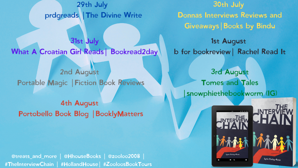 #AndThatsAWrap – #TheInterviewChain @treats_and_more @HhouseBooks #Blogtour #HollandHouse #ZooloosBookTours #BookTour