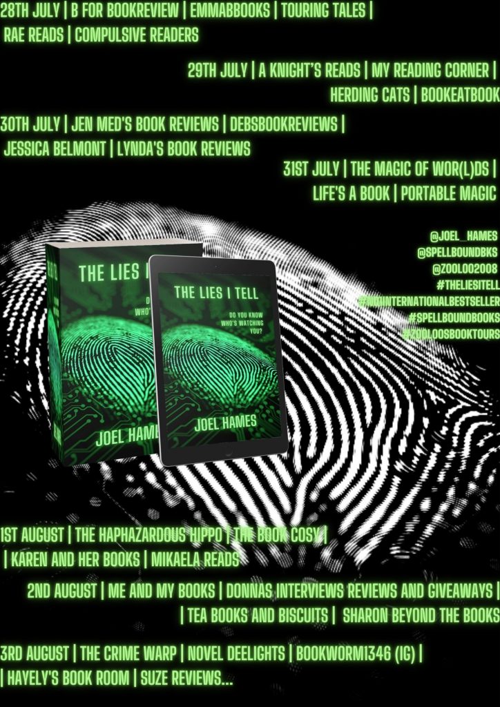 #AndThatsAWrap – #TheLiesITell @joel_hames @SpellBoundBks #Blogtour #SpellBoundBooks #JoelHames #ZooloosBookTours #BookTour