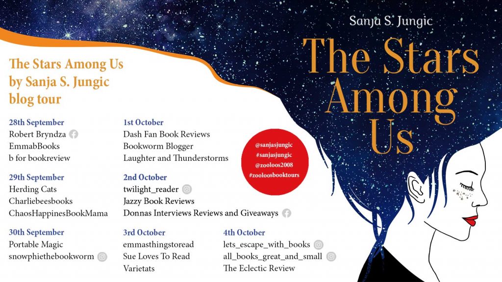 #AndThatsAWrap of #TheStarsAmongUs by Sanja Srdić Jungić #SanjaSrdicJungic #ZooloosBookTours