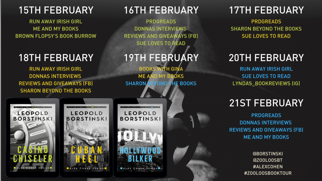 #AndThatsAWrap of #AlexCohenSeries Boxset Books 4 – 6 by Leopold Borstinski @Borstinski #LeopoldBorstinski #ZooloosBookTours