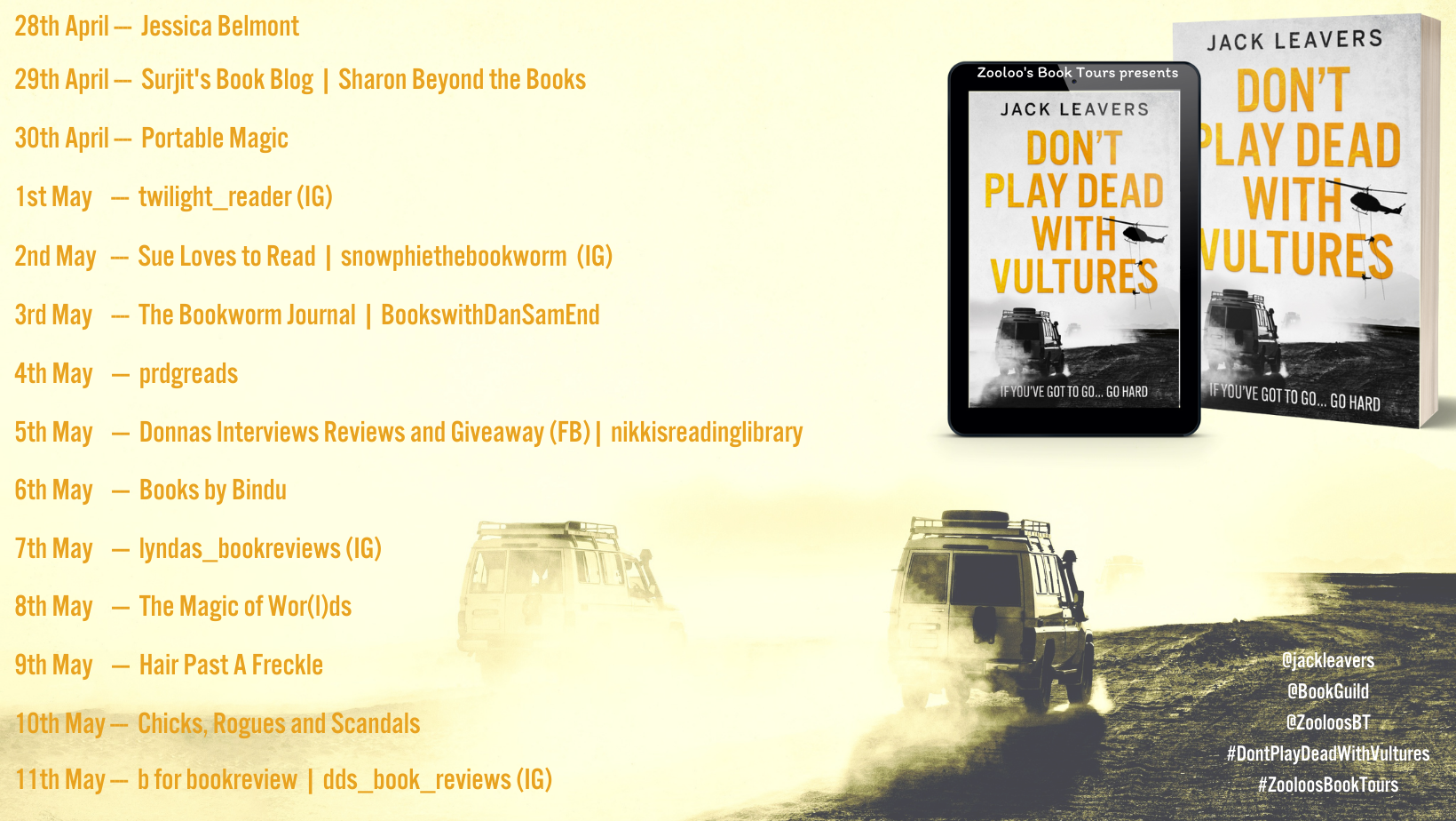 Don’t Play Dead With Vultures by Jack Leavers on Tour – 28th April ...