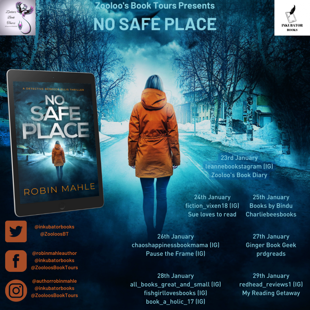 And That’s A Wrap – No Safe Place by Robin Mahle @RobinMahle @InkubatorBooks #NoSafePlace #ZooloosBookTours