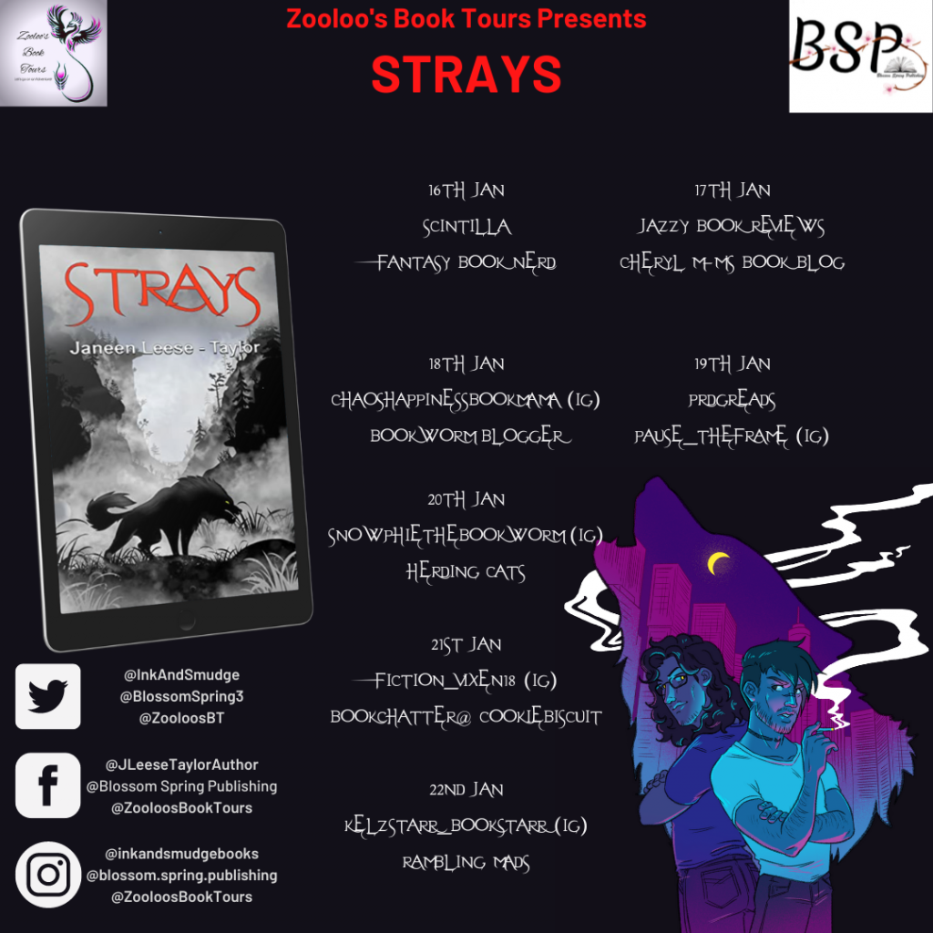 And That’s A Wrap – Strays by Janeen Leese-Taylor @InkAndSmudge @BlossomSpring3 #Strays #ZooloosBookTours