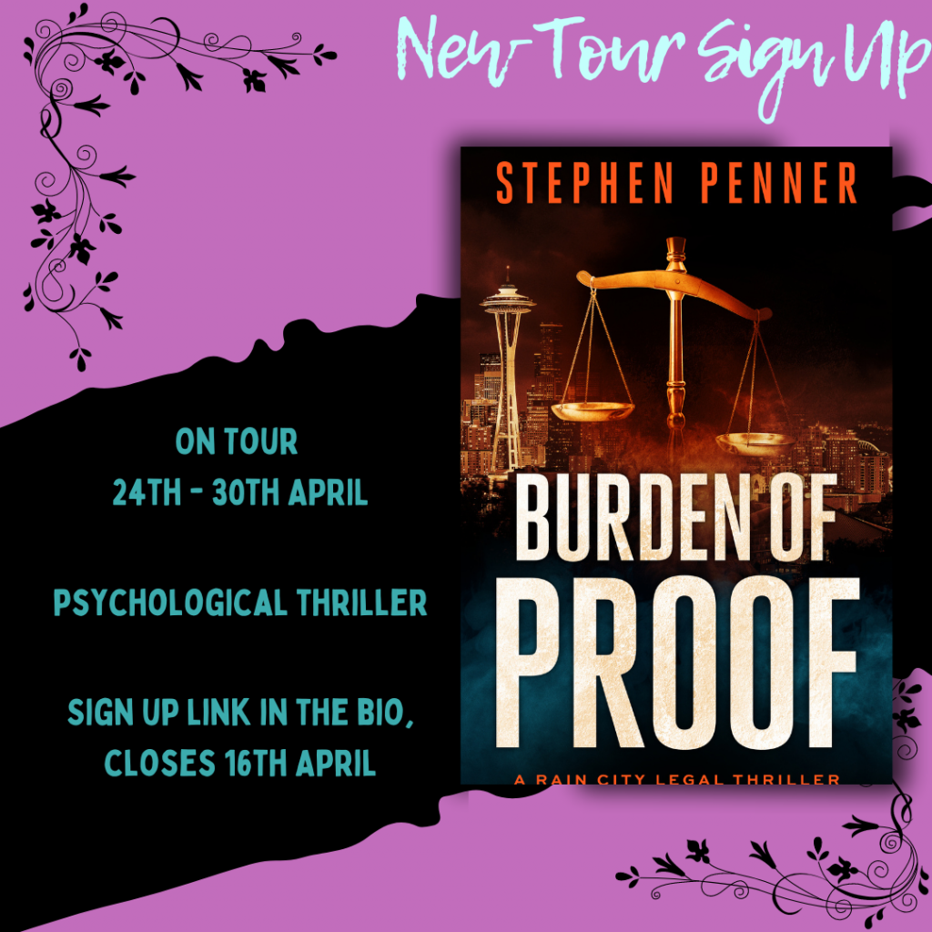 *New Tour* – Burden of Proof by Stephen Penner @stephenpenner @InkubatorBooks #BurdenOfProof #ZooloosBookTours