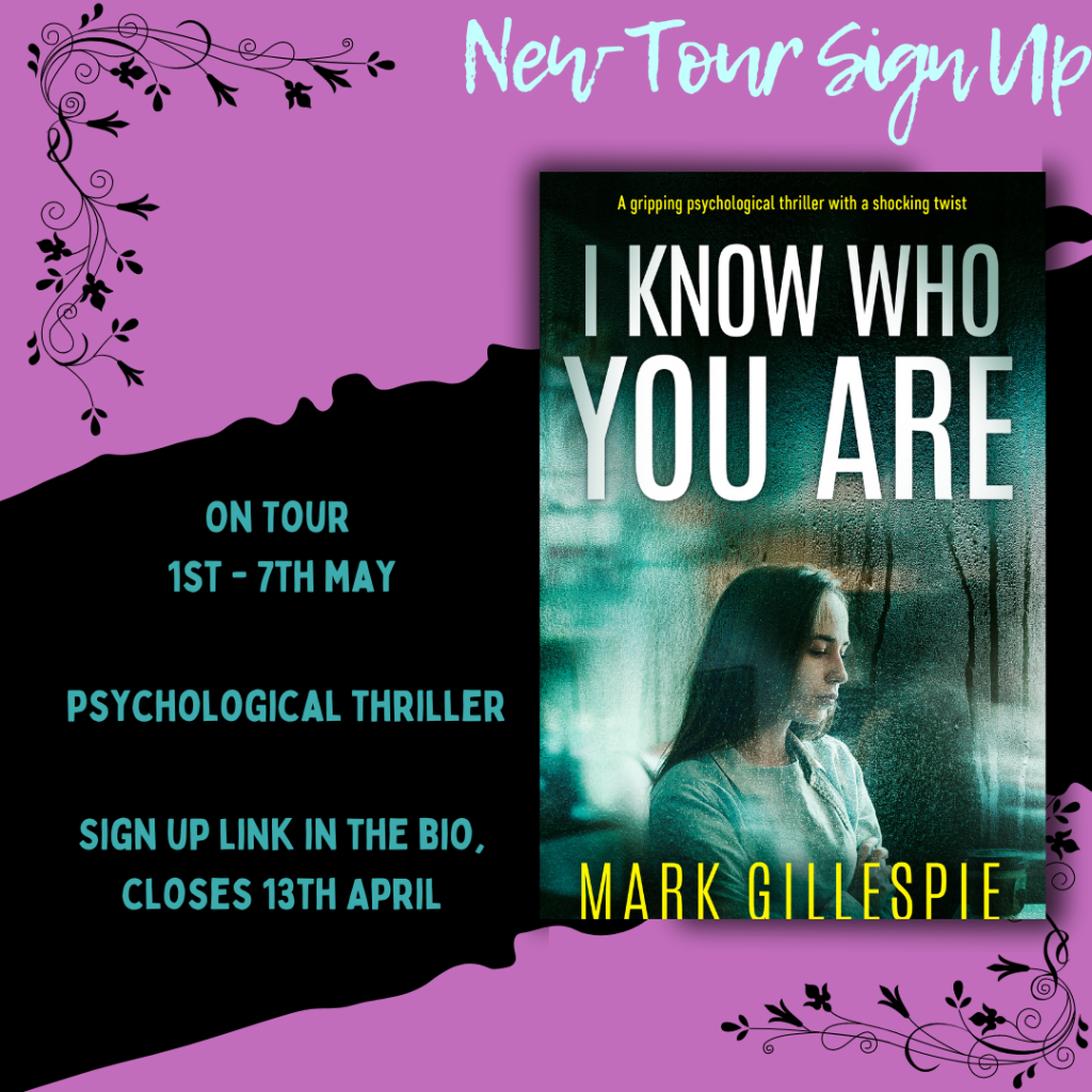 *New Tour* – I Know Who You Are by Mark Gillespie @MarkG_Author @InkubatorBooks #IKnowWhoYouAre #ZooloosBookTours