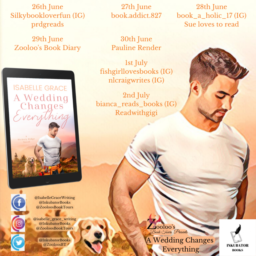 Starting Soon – A Wedding Changes Everything by Isabelle Grace #IsabelleGrace @inkubatorbooks #AWeddingChangesEverything #ZooloosBookTours