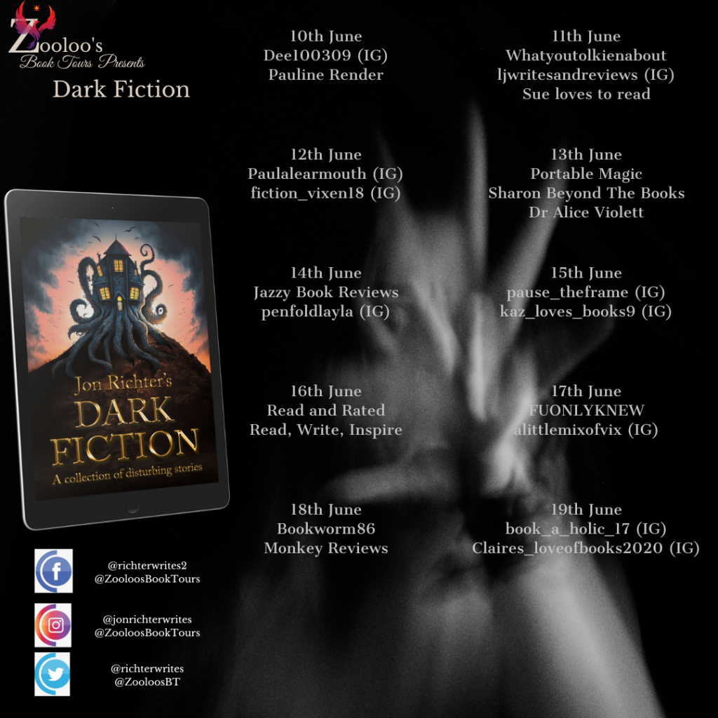 Starting Soon – Dark Fiction by Jon Richter @richterwrites  #DarkFiction #ZooloosBookTours