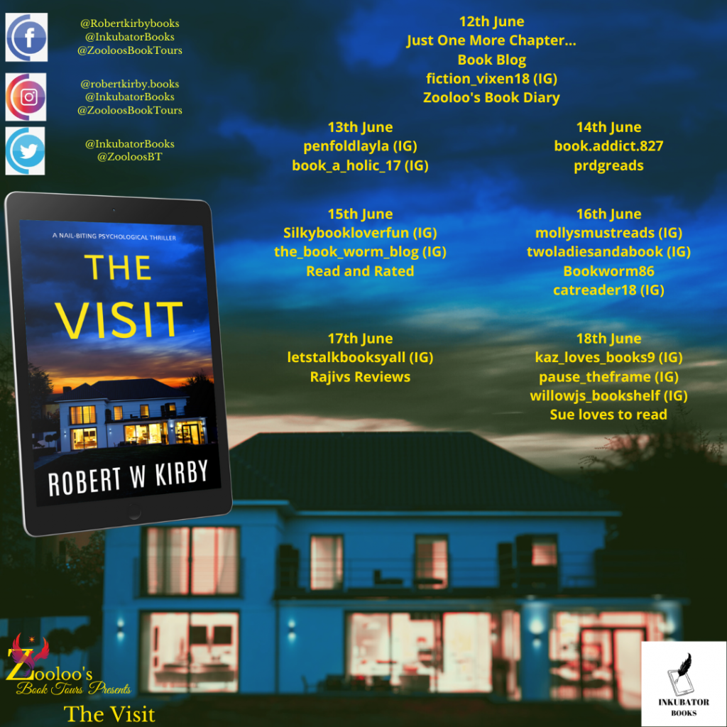 Starting Soon – The Visit by Robert W Kirby #RobertWKirby @inkubatorbooks #TheVisit #ZooloosBookTours