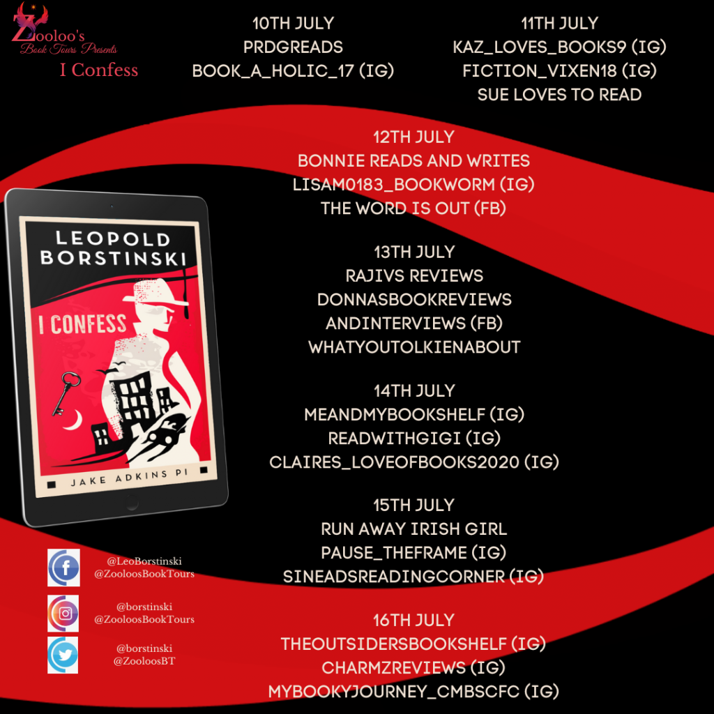 Starting Soon – I Confess by Leopold Borstinski @borstinski #IConfess #ZooloosBookTours