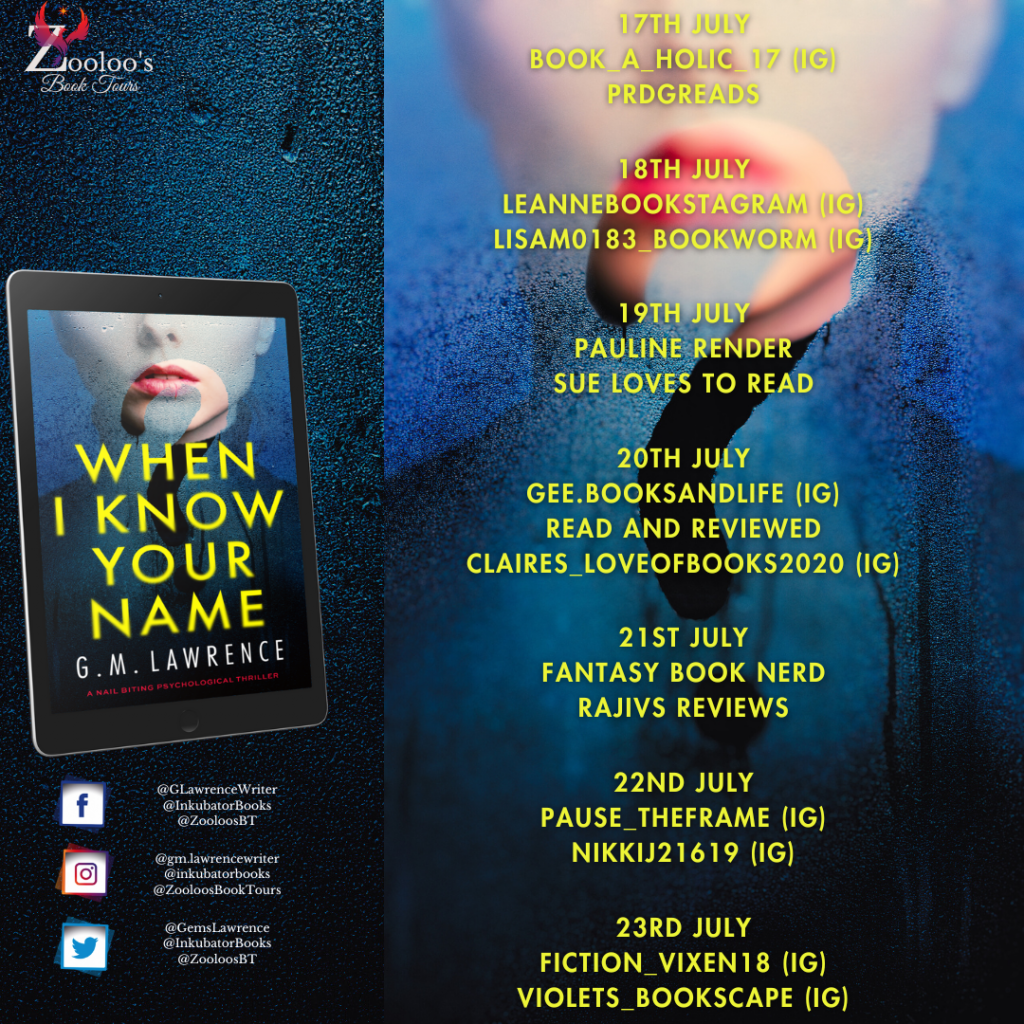 Starting Soon – When I Know Your Name by G.M. Lawrence @gemslawrence @inkubatorbooks #WhenIKnowYourName  #ZooloosBookTours