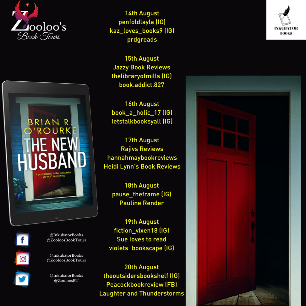 Starting Soon – The New Husband by Brian R O’Rourke @inkubatorbooks #TheNewHusband #ZooloosBookTours