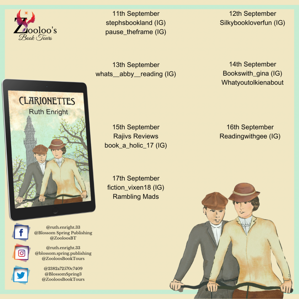 Starting Soon – Clarionettes by Ruth Enright @2382a72570c7409 @BlossomSpring3 #Clarionettes #ZooloosBookTours