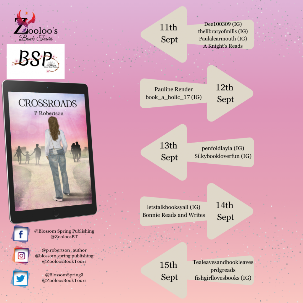 Starting Soon – Crossroads by P Robertson @BlossomSpring3 #Crossroads #ZooloosBookTours