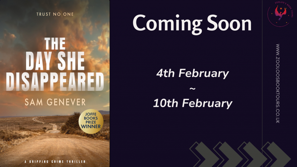 COMING SOON : The Day She Disappeared by Sam Genever