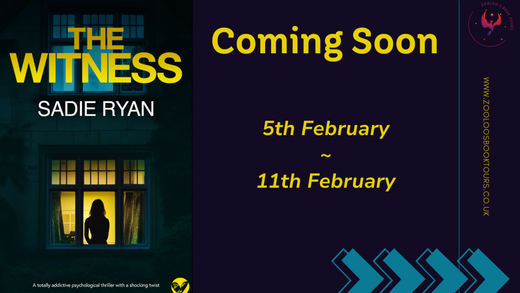 COMING SOON : The Witness by Sadie Ryan