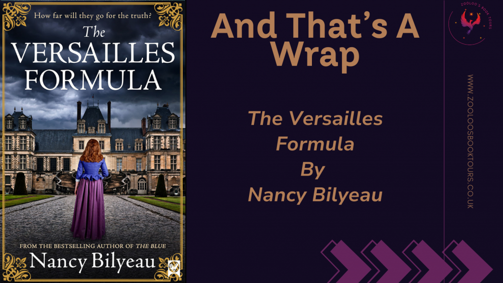 BOOK TOUR WRAP : The Versailles Formula by Nancy Bilyeau