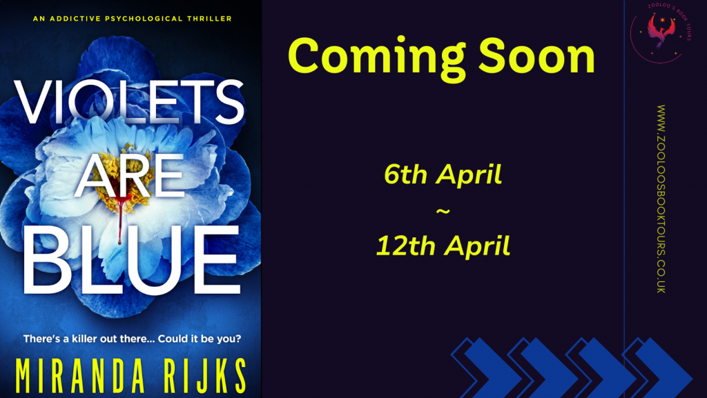 COMING SOON : Violets are Blue by Miranda Rijks
