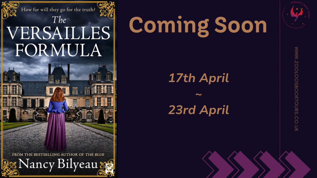 COMING SOON : The Versailles Formula by Nancy Bilyeau