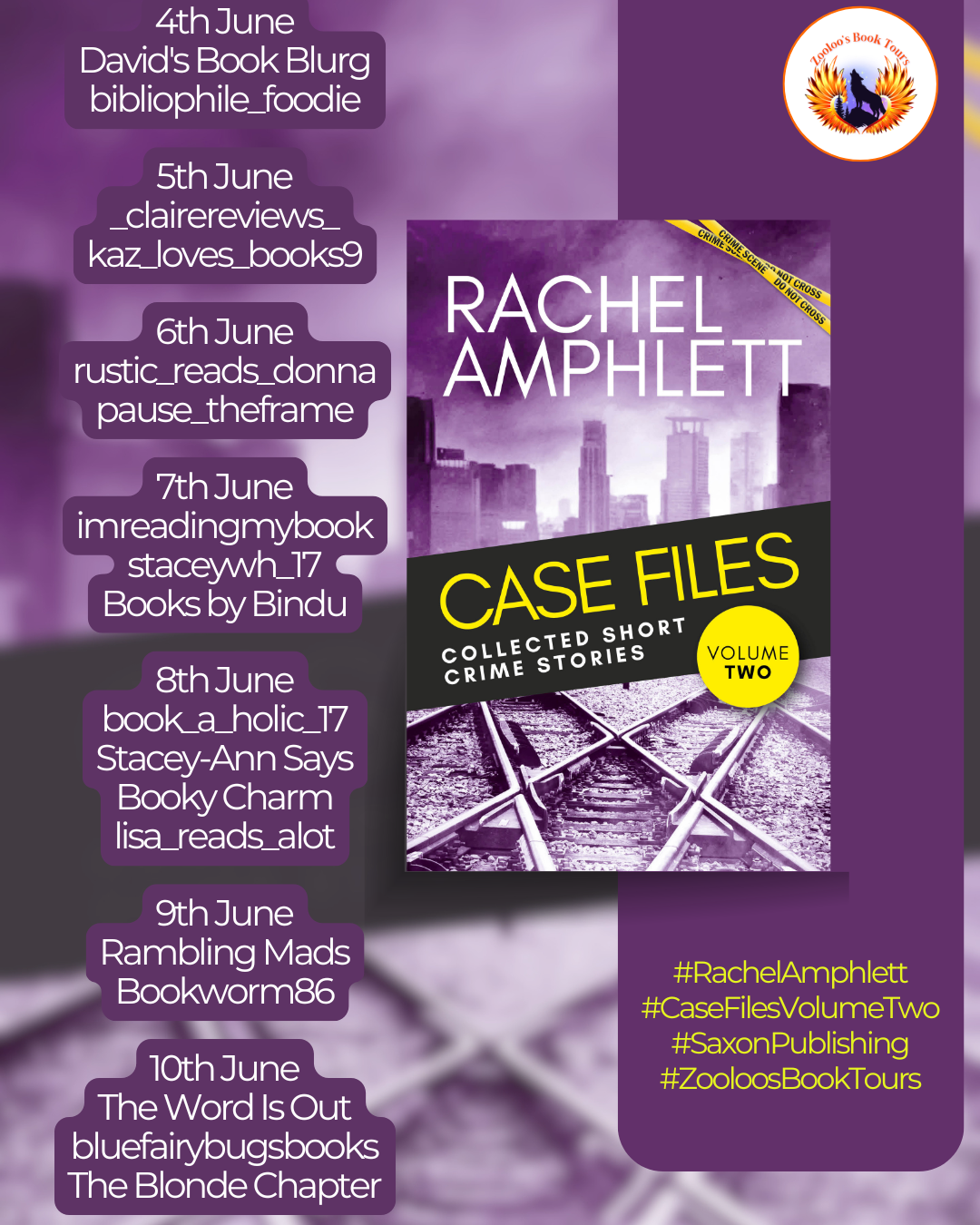 Case Files Vol 2 Tour Poster