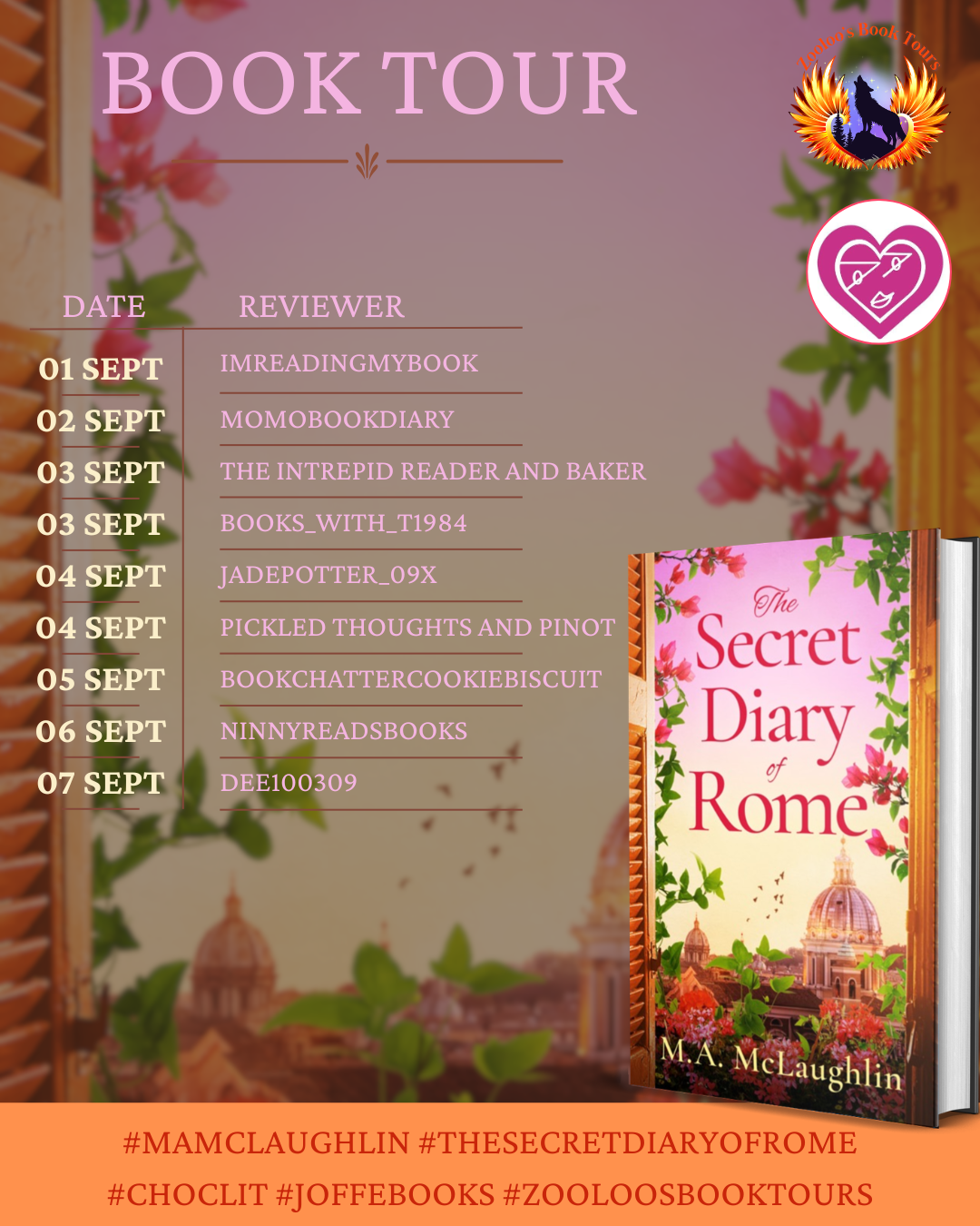 The Secret Diary of Rome Tour Poster